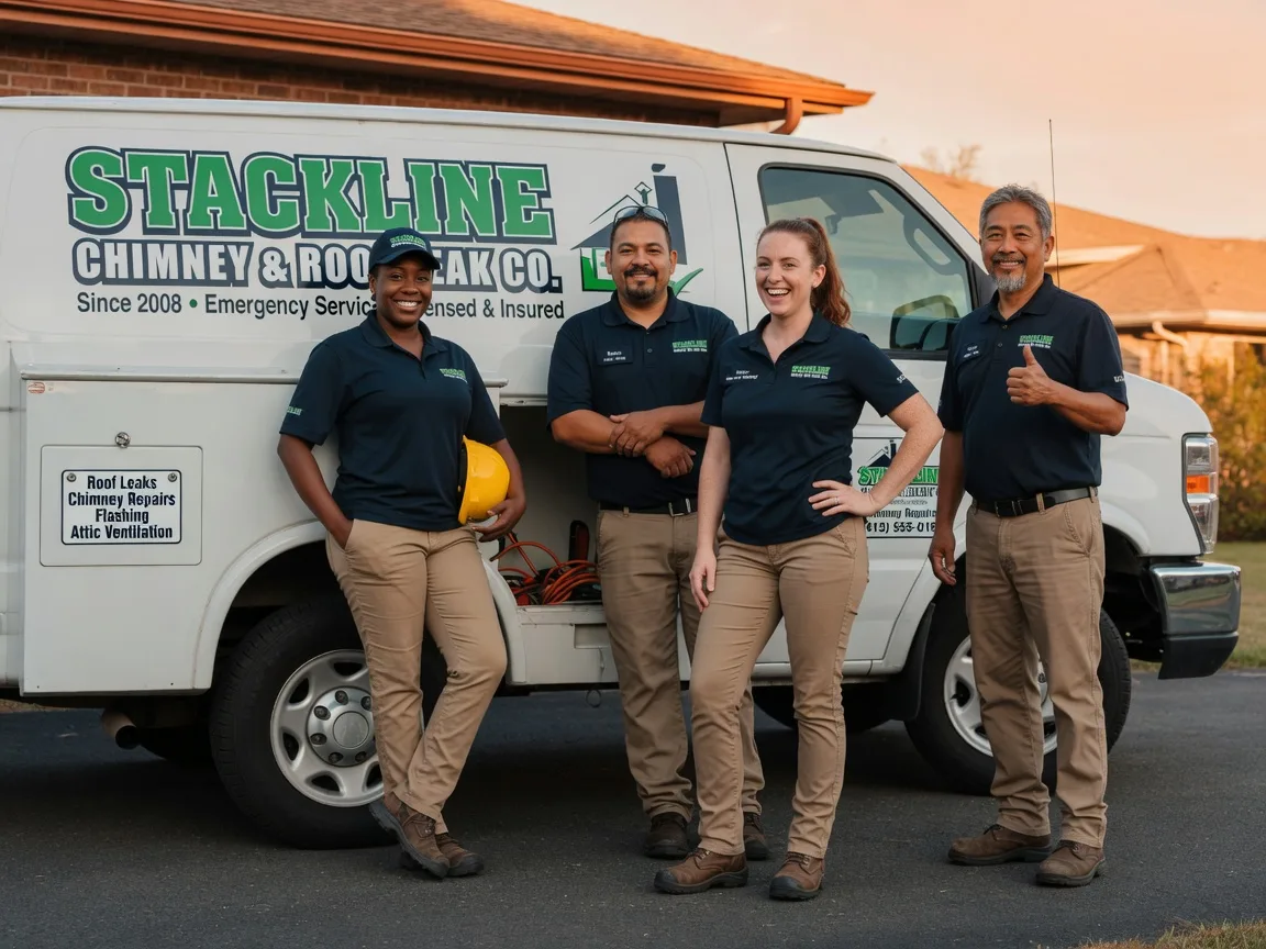 Chimney flashing repair company in Hayes, VA